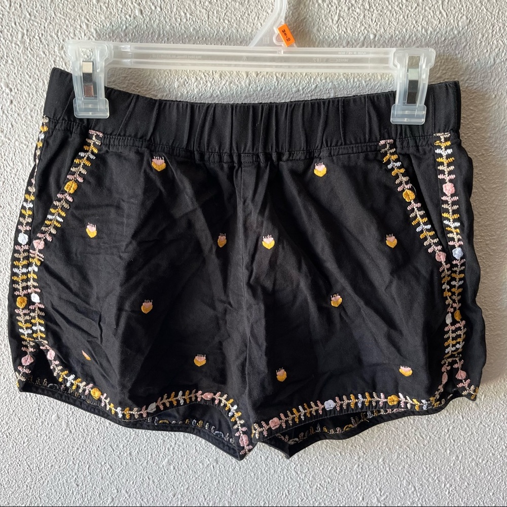 Madewell Embroidered Springtime Pull On Shorts XS